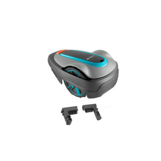 Pack gardena tondeuse robot sileno city - 500 m² - brosses de nettoyage des roues