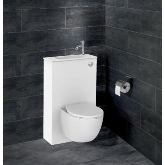 PACK WC Trio – BATI WC suspendu cuvette + lave mains - 10005127