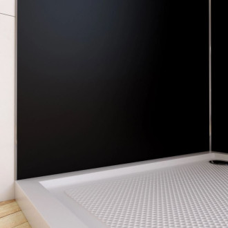 Panneau mural finition aluminium Noir 90 x 210 cm – WALL’IT NOIR Aurlane - FAC321