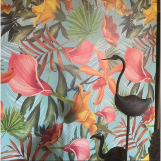 Papier peint floral balinais - BALINESE++