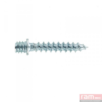 Boite de 10 pattes à vis bois AZ 80 mm - 95538