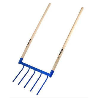 Fourche aératrice 5 dents courbes REVEX emmanchée - 130372