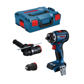 Perceuse-visseuse bosch gsr 18v-90 fc (machine seule l-boxx 136 2 têtes)