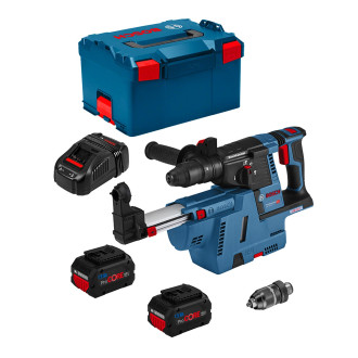 Perforateur bosch gbh 18v-26 f (2 x 5,5 ah procore gal1880cv l-boxx 238 gde 18v-16)