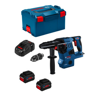 Perforateur bosch gbh 18v-28 cf (2 x 8,0 ah procore gal1880cv l-boxx 238)