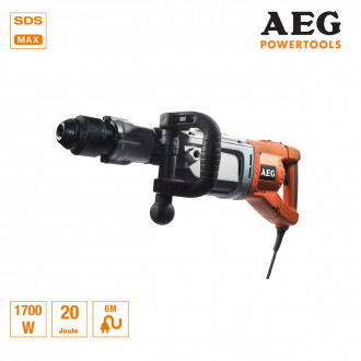 Perforateur burineur électrique aeg sdsmax 1700w 20 joules pn11 e