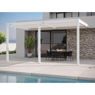 Pergola Bioclimatique 3,6X5,3 - HALO 19 Adossée - Couleur au choix