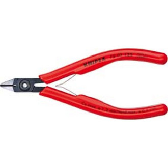 Pince coupante latérale d'électronicien, tête brunie, à facette, Long. 125 mm