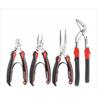 Jeu 4 pinces FACOM : multiprise à verrouillage, coupante, à becs demi-ronds et universelle - CPE.A1PB