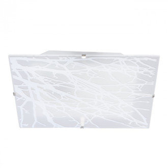 Plafonnier blanc megapolis 2 ampoules 8.5 cm