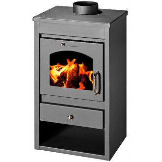 Poêle à bois deluxe l 9kw - 13kw