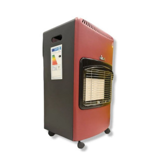 Poele à gaz infrarouge 4200w nova fashion niklas chauffage gaz intérieur 120 m³ chauffage d'appoint à gaz sur roulettes