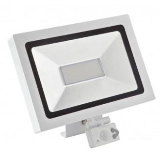 Projecteur led 30 watt (eq. 200 watt) avec détecteur - Finition blanche ou anthracite - Finition - Blanc