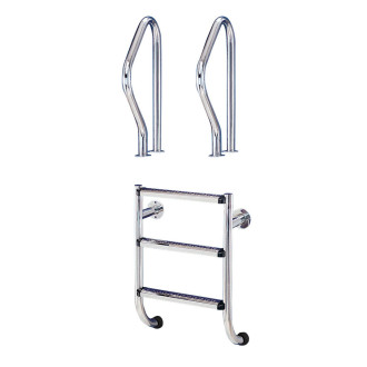 Échelle 4 marches partie inférieure FLEXINOX pour échelles en 2 parties - 87174348 Échelle 4 marches partie inférieure FLEXINOX pour échelles en 2 parties - 87174348