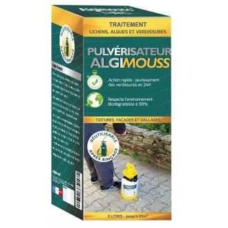 Pulvérisateur Algimouss traitement toitures murs et façades 5L Algimouss 001011