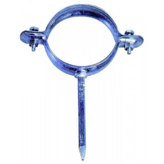 Collier descente gouttière à pointe en acier pré-galvanisé