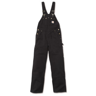 Salopette de travail traditionnelle toile coton noir W32/L32 CARHARTT S1R01BLK3232