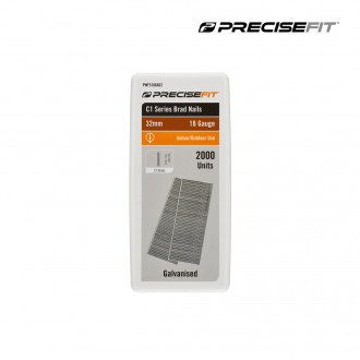 Recharge 2000 pointes precisefit tête d'homme 18g - long. 32mm - pour cloueur pwf518gn32