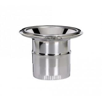 Réduction conique raccordement émaillé Poujoulat