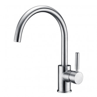 Robinet mitigeur evier/vasque surélevé - inox brossé - allure