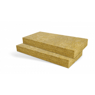 Panneau isolant semi-rigide en laine de roche Rockfaçade Premium de Rockwool (palette) - épaisseur au choix