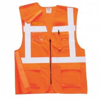 Gilet haute visibilité Portwest Executive Rail GO/RT