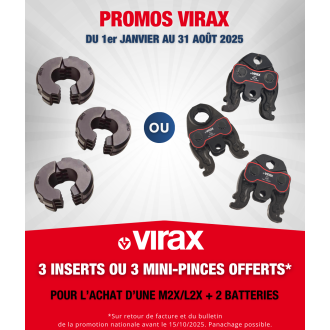Presse à sertir électro-mécanique M2X - 2 batteries - avec pince mère - 253551