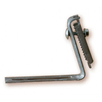 Fixation sur fibro et bac acier avec visserie pour gouttière aluminium