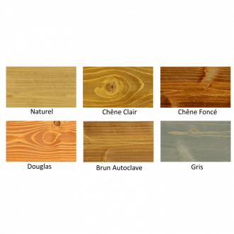 Saturateur bardage et abri de Jardin SB600 AnovaBois - Couleur et conditionnement au choix