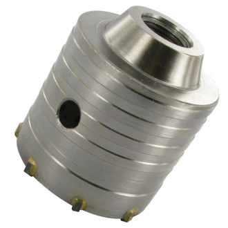 Scie cloche trépan sds + ø 65 mm tct carbure de tungstène béton pierre brique helloshop26 3417125