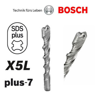 Foret à béton à queue SDS-Plus X5-L SDS-plus-7 Ø15mm longueur 165mm BOSCH 2608587178