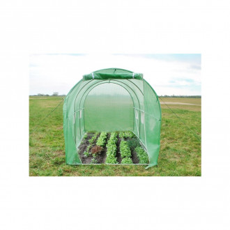 Serre de jardin bâché 3x2x2m tunnel en acier galvanisé       vert