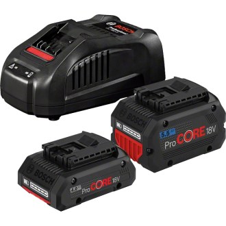 Pack batterie bosch 1 batterie procore 18v 4.0 ah + 1 batterie procore 5.5 ah + chargeur gal 1880 cv - 1600a0214a