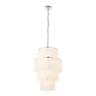 Suspension selina, chrome et verre