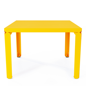 Table basse carrée DECO-GEM, Cristal. A monter soi-même. L.60 x P.60 x H.42.2 cm
