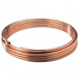 Tube cuivre recuit - Diamètre 12 mm - la couronne de 50 m