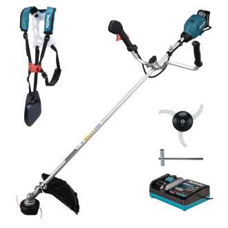 Débroussailleuse XGT - MAKITA - avec batterie 4.0Ah 40V Max - chargeur - accessoires - UR006GM102