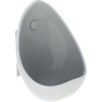 Pack urinoir Aubagne avec siphon pour urinoir et robinet temporisé à bouton-poussoir