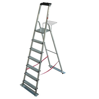 Escabeau aluminium de jardin 7 marches, ESCV23507