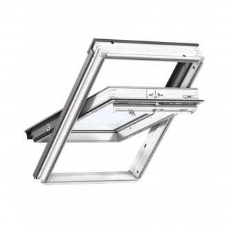Fenêtre de toit à rotation GGL manuelle Confort WhiteFinish VELUX