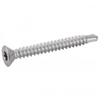 Vis autoperceuse tête fraisée empreinte torx inox a2 4,8x50mm boîte de 200 pièces