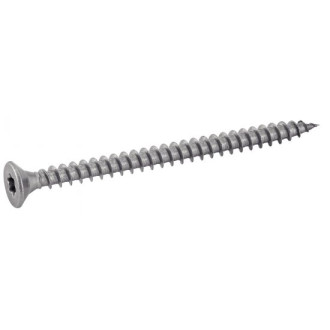 Vis pour bois aggloméré tête fraisée six lobes filetage total - Ø 6 x 60 T25 - Boite de 100 - ACTON - 623196X60
