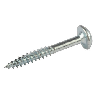 Vis zinc pour trous borgnes, tête à rondelle, pas fin - 500 vis, N° 7 x 1-1/4"