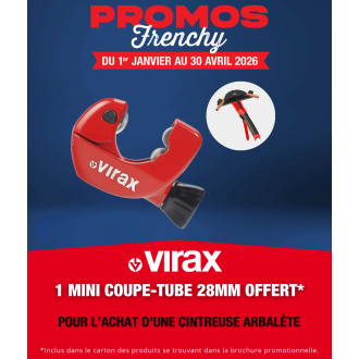 Cintreuse arbalète tube multicouche Ø16 à 32 mm Virax