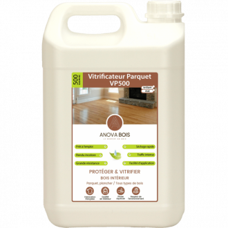 Vitrificateur parquet Incolore brillant 1L  VP500001B - Plancher mat ou brillant en Bois AnovaBois