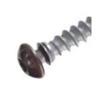 Vis framex clip pvc torx filetage total mustad 6x70 laqué noir - boite de 100 - sp305a60070035c