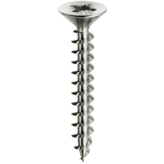 Vis panelvit tête fraisée pz filetage total zing.arg mustad 4.0x50 - boite de 500 - pvaczp400500c8c