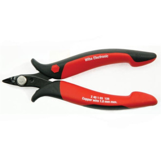 Wh26813B - Wiha - Pince Coupante Diagonale Electronic Avec Retenue De Chute - 128Mm - Z40103