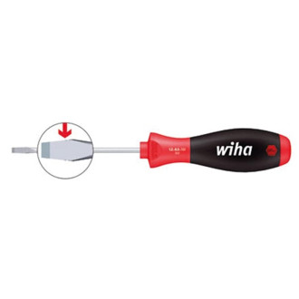 Wiha - Tournevis D'Atelier Softfinish - Tête À Fente 6.5 X 100 Mm