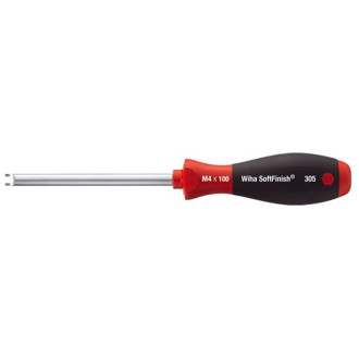 Wiha - Tournevis Pour Écrous À Fente Softfinish - Lame Ronde - M3 X 1000